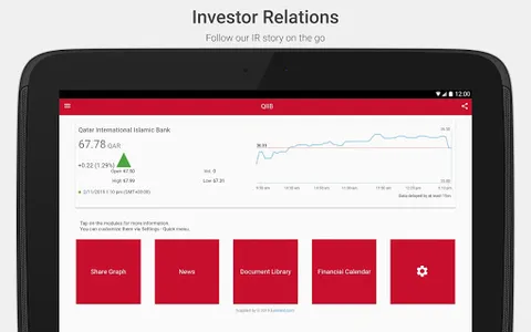 QIIB Investor Relations screenshot 5
