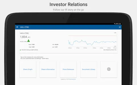 UACJ Corp Investor Relations screenshot 7