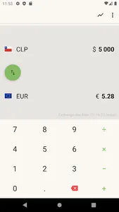 Euro to Chilean Peso | CLP EUR screenshot 1