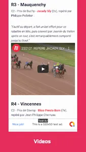 Euro Turf : Infos  du Quinté screenshot 3