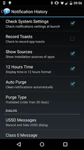 Notification History screenshot 2