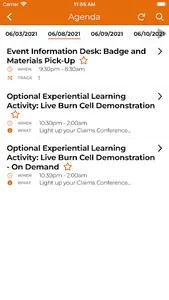 NAMIC Events screenshot 2