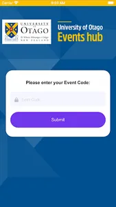 University of Otago Events App screenshot 0