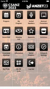 CSANZ and ANZET 2023 screenshot 1