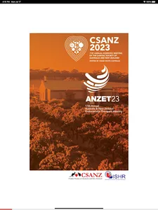 CSANZ and ANZET 2023 screenshot 4