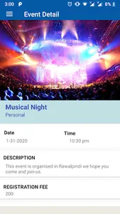 Eventified screenshot 1