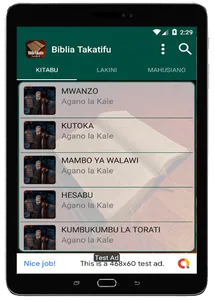 Swahili Bible ~ Takatifu screenshot 16