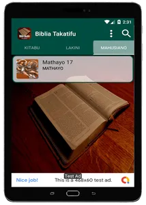 Swahili Bible ~ Takatifu screenshot 21