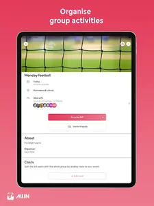 ALL IN - Social event planner screenshot 11