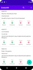 Evetan HR App screenshot 2