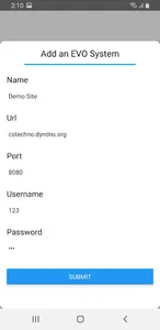 EvoApp screenshot 1
