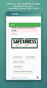 Safexpress Green APP screenshot 0
