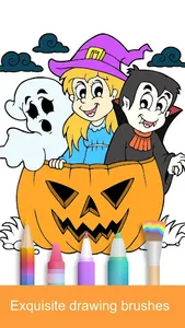 2022 Halloween Coloring Books screenshot 0