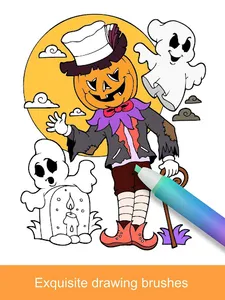 2022 Halloween Coloring Books screenshot 17