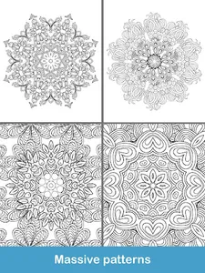 100+ Mandala coloring pages screenshot 12