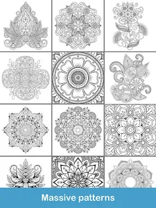 100+ Mandala coloring pages screenshot 14