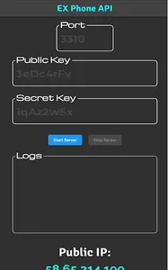 EX Phone API screenshot 0