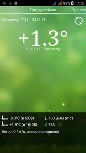 Виджет погоды. Гомель screenshot 0