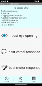 Glasgow Coma Scale (GCS) screenshot 0