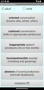 Glasgow Coma Scale (GCS) screenshot 6