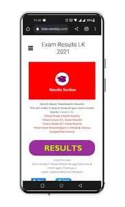 Exam ResultsLK(විභාගප්‍රතිපල) screenshot 4