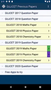 GUJCET Previous Papers screenshot 14