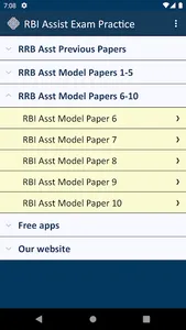 RBI Assistant Practice Tests screenshot 0