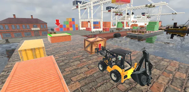 Bulldozer Excavator Game Port screenshot 10