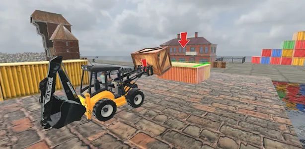 Bulldozer Excavator Game Port screenshot 11