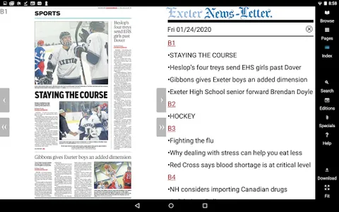 Exeter News-Letter eNewspaper screenshot 4