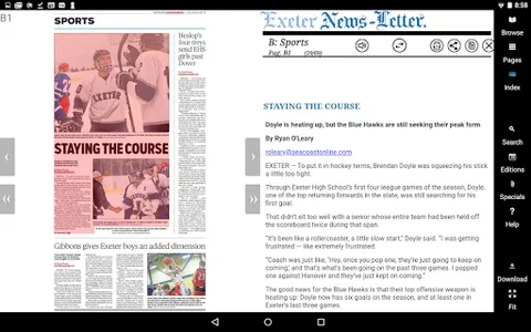 Exeter News-Letter eNewspaper screenshot 5