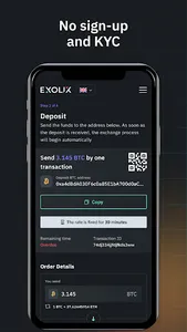 Exolix Exchange screenshot 4