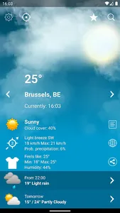 Weather Belgium XL PRO screenshot 0