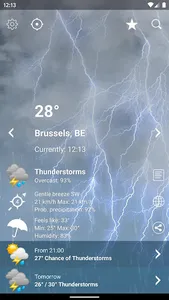 Weather Belgium XL PRO screenshot 1