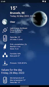 Weather Belgium XL PRO screenshot 2