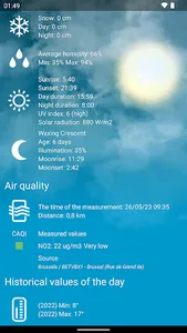 Weather Belgium XL PRO screenshot 8