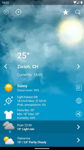 Weather Switzerland XL PRO screenshot 0