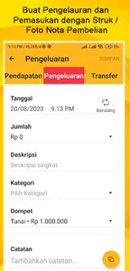 Catatan Keuangan Offline screenshot 2