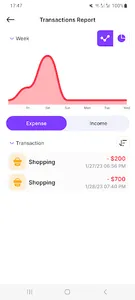Bugdet  Expense Tracker screenshot 1