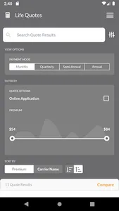 Experior Financial Life Quotes screenshot 4