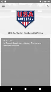 USA Softball SoCal screenshot 0