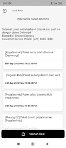 Lacak Paket TIKTOK SHOP screenshot 2