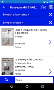 MyRassegna screenshot 1