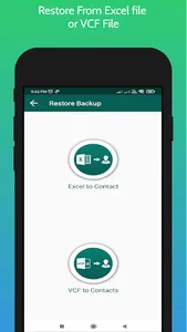 Contact backup and Restore screenshot 2