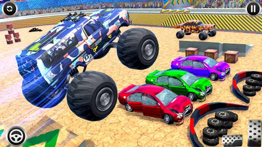 Army Monster Truck Game Derby screenshot 11