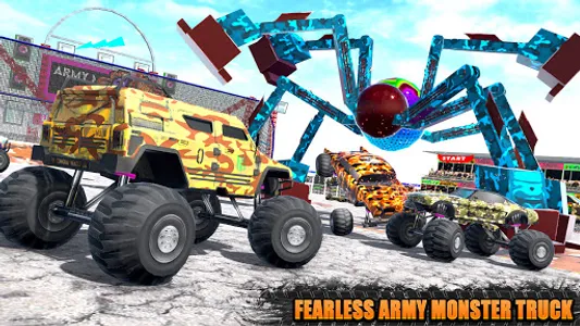 Army Monster Truck Game Derby screenshot 6