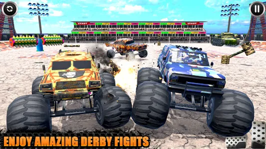 Army Monster Truck Game Derby screenshot 8