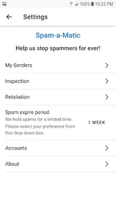 SpamAMatic screenshot 5