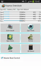 Exynos Overclock screenshot 1