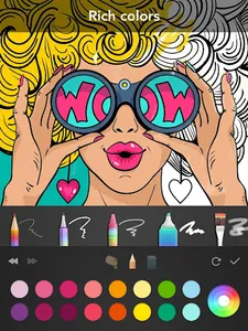 Girls Coloring Book screenshot 17